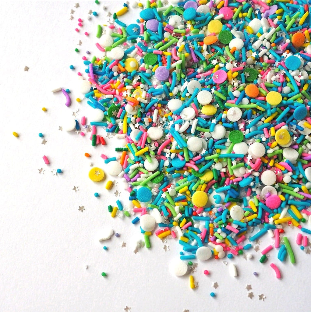 Sugar Lips Party Cannon sprinkle mix, vegan and gluten free rainbow sprinkles