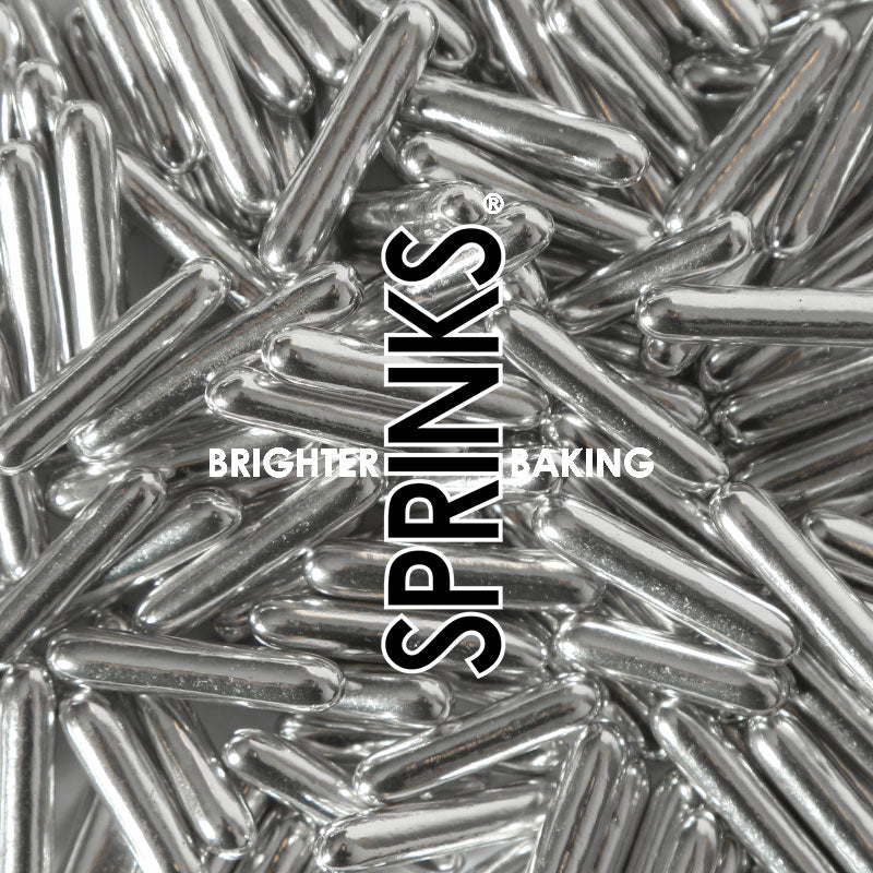 Gold Metal Rod Sprinkles, Metallic Rods, Dragees, Edible
